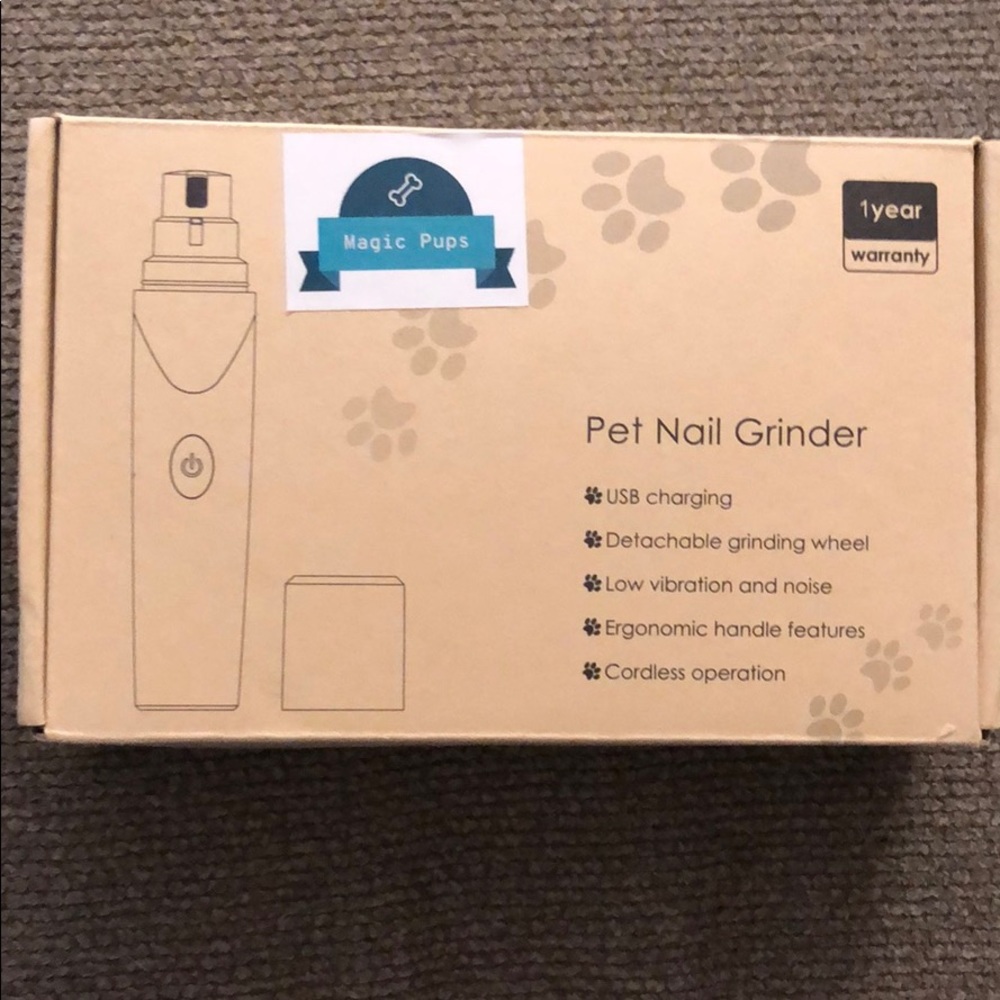 Electric pet nail grinder